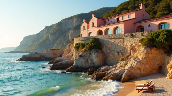 Vacances de rêve dans un hôtel sur la côte de granit rose