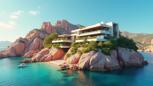 Vacances de rêve dans un hôtel sur la côte de granit rose